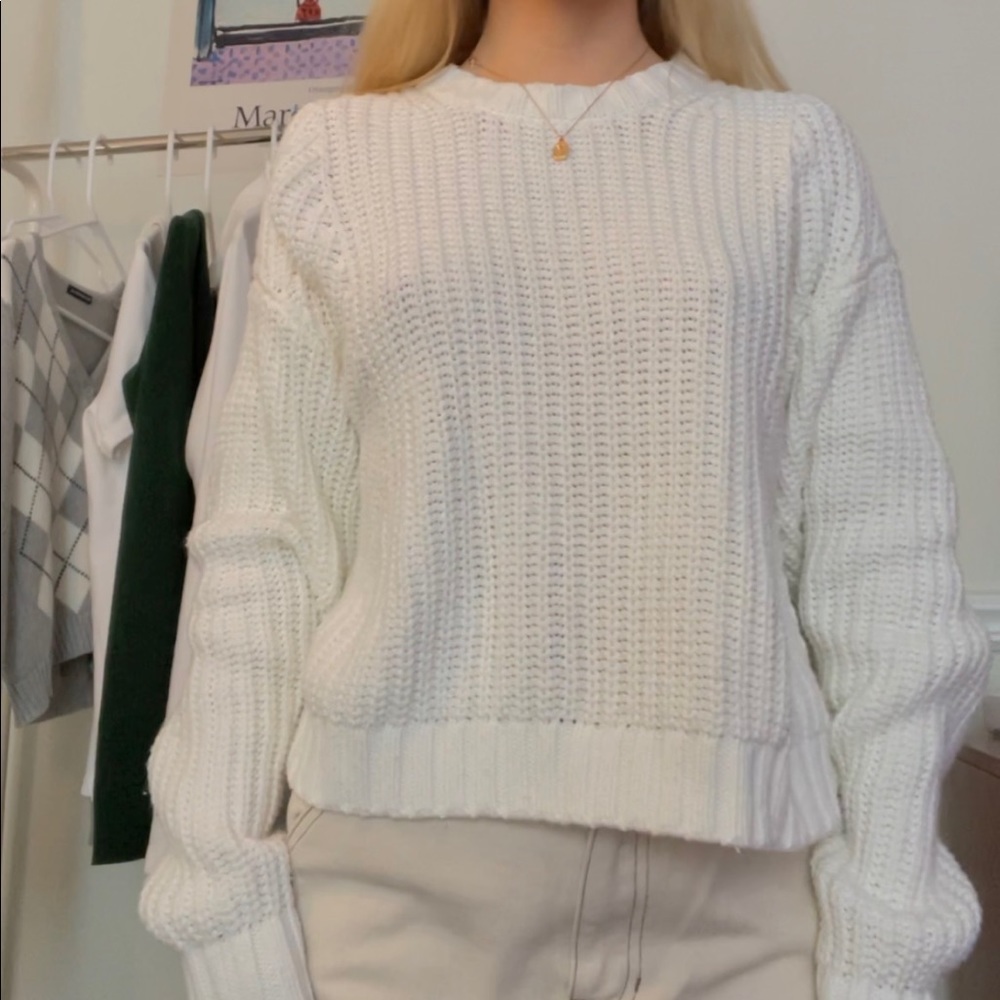 Pacsun white sweater